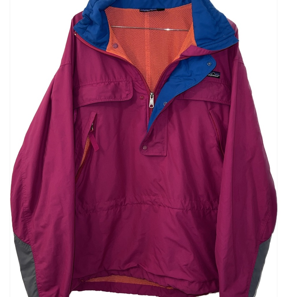 Patagonia Vintage Rain/Snow Jacket Fushia/Blue